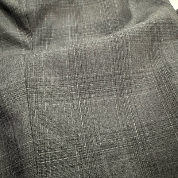 Brooks Brothers Fitzgerald Plaid Trousers Grey Checkered 38R - Picture 2 of 5